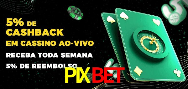 Promoções do cassino ao Vivo PIXBET